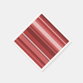 Serviette En Papier Bandes rouges (Coin)