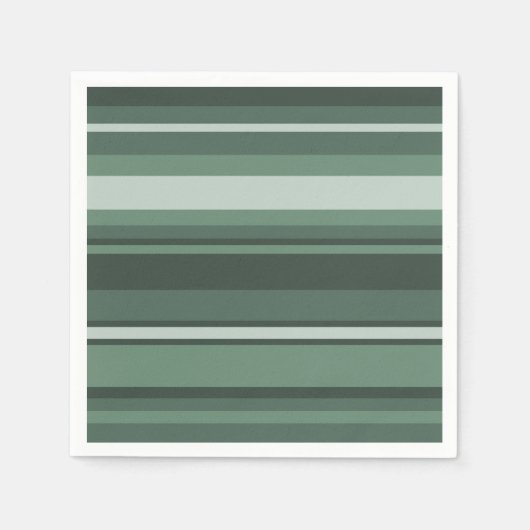 Serviette En Papier Bandes vertes (Devant)