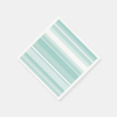 Serviette En Papier Bandes vertes à la menthe (Coin)