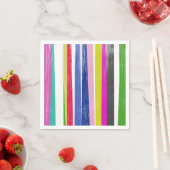 Serviette En Papier Bandes verticales (En situation)