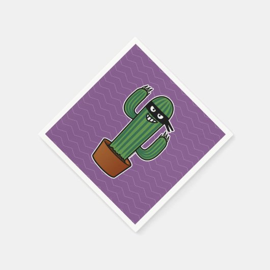 Serviette En Papier Bandit sournois masqué par ninja de bandido de (Coin)