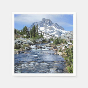Serviette En Papier Banner Peak de l'île de Mille - Sierra Nevada
