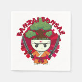 Serviette En Papier Banzai Bonsai ! (Devant)