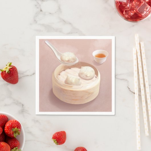 Serviette En Papier Bao Baby - Tea Time Bao Buddies (En situation)