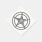 Serviette En Papier Baphomet (Coin)