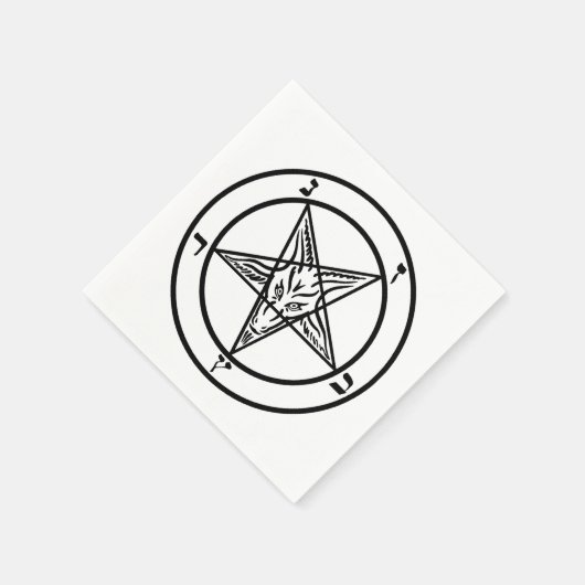 Serviette En Papier Baphomet (Coin)
