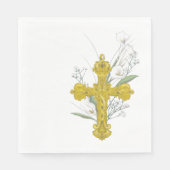 Serviette En Papier Baptême (Devant)