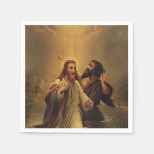 Serviette En Papier Baptême de Jésus-Christ