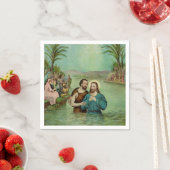 Serviette En Papier Baptême de Jésus-Christ (En situation)