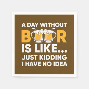 Serviette En Papier bar à bières cool bar art mancave