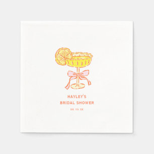 Serviette En Papier Bar de cocktail de mariage d'été