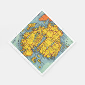 Serviette En Papier Bar Harbor - Parc Acadia (Coin)