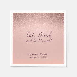 Serviette En Papier Bar Mariage Sparkling Cocktail Napkin