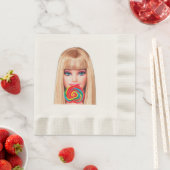 Serviette En Papier Barb Napkins (En situation)
