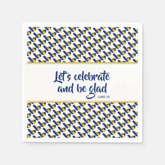 Serviette En Papier BARBADOS Christian Custom Celebration Party Papier (Devant)