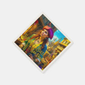 Serviette En Papier Barbarde Côte San Francisco Pirate Papier Napkins (Coin)