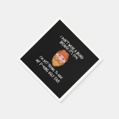 Serviette En Papier Barbe Il Est Cool (Coin)