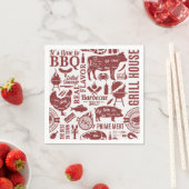 Serviette En Papier Barbecue Bbq Grilling Paper (En situation)