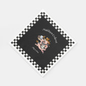 Serviette En Papier Barbecue Cookout Pig Jouer Banjo Black Custom (Coin)