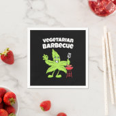 Serviette En Papier Barbecue végétarien (En situation)