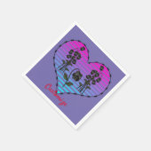 Serviette En Papier Barbed Wire Heart (Coin)