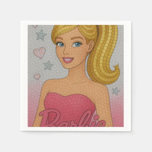 Serviette En Papier barby (Devant)