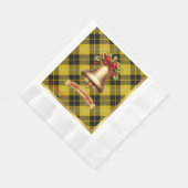 Serviette En Papier Barclay Tartan personnalisé Noël (Coin)
