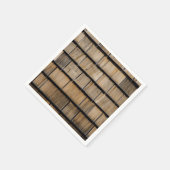 Serviette En Papier bardeaux de bois (Coin)