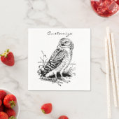 Serviette En Papier Barne Owl Thunder_Cove (En situation)