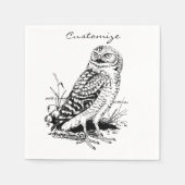 Serviette En Papier Barne Owl Thunder_Cove (Devant)