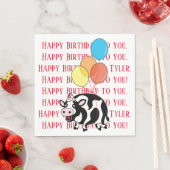 Serviette En Papier Barnyard Animaux Vache fête d'anniversaire (En situation)
