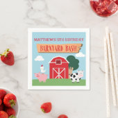 Serviette En Papier Barnyard Birthday Bash/Party (En situation)
