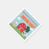 Serviette En Papier Barnyard Birthday Bash/Party (Coin)