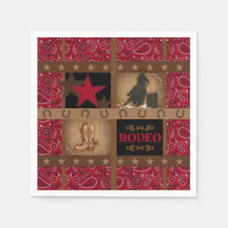 SERVIETTE EN PAPIER BARREL RACING PAISLEY BARREL RACER DÉCOUPAGE PAPIE