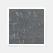 Serviette En Papier Barware en verre (Devant)