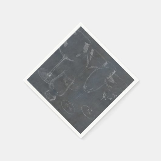 Serviette En Papier Barware en verre (Coin)