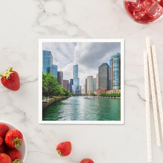 Serviette En Papier Bas Chicago (En situation)