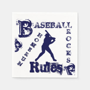 Serviette En Papier Baseball