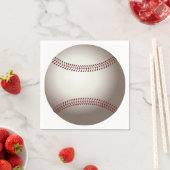 Serviette En Papier Baseball (En situation)