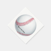 Serviette En Papier Baseball (Coin)