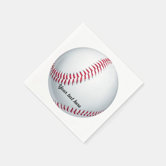 Serviette En Papier Baseball (Coin)