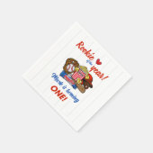 Serviette En Papier Baseball 1er Anniversaire (Coin)