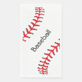 Serviette En Papier Baseball Stitch Design Guest Towel Napkin (Devant)