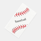 Serviette En Papier Baseball Stitch Design Guest Towel Napkin (Coin)