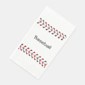 Serviette En Papier Baseball Stitch Design Guest Towel Napkin (Coin)
