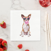 Serviette En Papier Basenji (En situation)