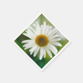Serviette En Papier Basière oculaire blanche - Leucanthemum vulgare (Coin)