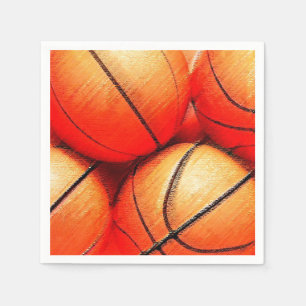 Serviette En Papier Basket-ball