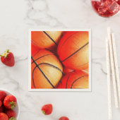 Serviette En Papier Basket-ball (En situation)