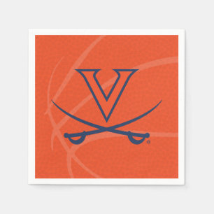 Serviette En Papier Basket-ball des Cavaliers de la Virginie